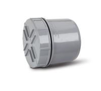 Polypipe 110mm Soil Screwed Access Cap Spigot Tail Grey SA62G