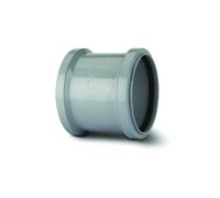 Polypipe 110mm Soil Single Double Coupling Grey SH44G