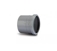 Polypipe 110mm Soil Single Socket Coupling Grey SH43G