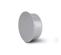 Polypipe 110mm Soil Socket Plug Grey SH46G