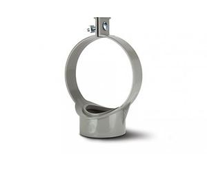 Polypipe 110mm Soil Strap Boss Open Back Fix Grey SG40G