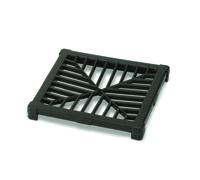 Polypipe 110mm Spare Square Black PP Grid - 150 x 150mm - UG415