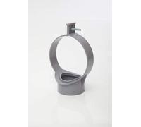 Polypipe 110mm Soil Strap Boss Open Back Fix Grey SG40G