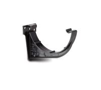 Polypipe 112mm Half Round Fascia Bracket - Black -RR109B