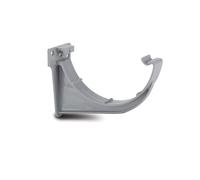 Polypipe 112mm Half Round Fascia Bracket - Grey - RR109G