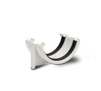 Polypipe 112mm Half Round Union Bracket - White - RR102W