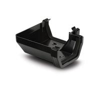Polypipe 112mm Square Angle 90deg - Black - RS203B