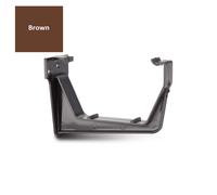 Polypipe 112mm Square Fascia Bracket - Brown - RS209BR