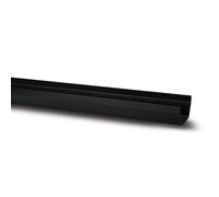 Polypipe 112mm Square Gutter 2mtr - Black - RS200B