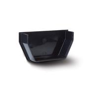 Polypipe 112mm Square Internal Stop End - Black - RS208B