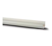 Polypipe 130mm Ogee Gutter 4mtr White ROG01W