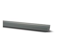 Polypipe 150mm Half Round Gutter 4mtr - Grey - RL601G