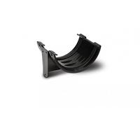 Polypipe 150mm Half Round Union Bracket - Black - RL602B