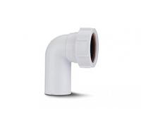 Polypipe 32mm Compression Swivel Elbow 90deg White SE1