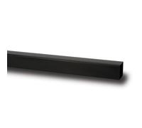 Polypipe 65mm Square Downpipe 2.5mtr Black RS221B