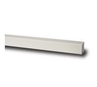 Polypipe 65mm Square Downpipe 2.5mtr - White RS221W