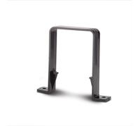 Polypipe 65mm Square Downpipe Bracket - Black - RS226B