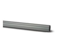 Polypipe 68mm Round Downpipe 2.5mtr - Grey RR121G