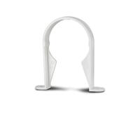 Polypipe 68mm Round Downpipe Bracket - White RR126W