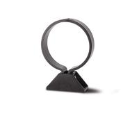 Polypipe 68mm Round Downpipe Clip Complete Unit - Black RR152B