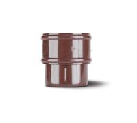 Polypipe 68mm Round Downpipe Connector - Brown RR125BR