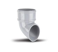 Polypipe 68mm Round Downpipe Shoe - Grey RR128G