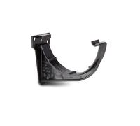 Polypipe 75mm Half Round Fascia Bracket - Black - RM309B