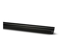 Polypipe 75mm Half Round Gutter 2mtr - Black - RM300B