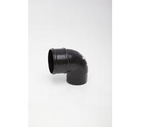 POLYPIPE Black RR132 92.5deg Offset Bend for 68mm downpipe
