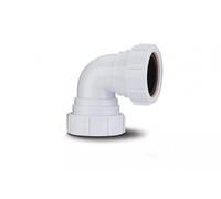Polypipe Compression Waste Knuckle Bend 32mm x 90deg White PS15