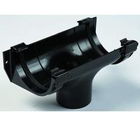Polypipe (ex-Geberit) 110mm Terrain Crescent 2153.4.25br Running Outlet Brown