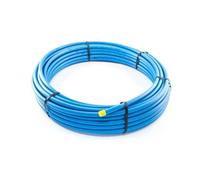 25 mm x 50 m Coil Blue MDPE Cold Water Mains Supply Pipe