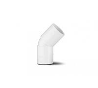 Polypipe Overflow Bend 21.5mm x 45deg White NS55W
