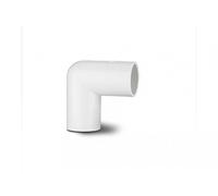 Polypipe Overflow Knuckle Bend 21.5mm x 90deg White NS45W