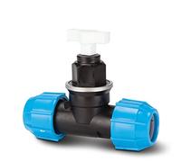 Polypipe / Polyfast 25mm compression stopcock. Stop cock