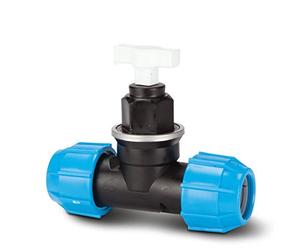 Polypipe / Polyfast 25mm compression stopcock. Stop cock