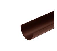 Polypipe Polyflow Deep Capacity 4.0M Gutter Length RD501-2 Supplied as 2 x 2 Metre Lengths for 117mm x 75mm PVCu Half Round deepline guttering System (White)