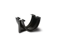 Polypipe Polyflow Deep Capacity Gutter Union Bracket 117mm Black RD502