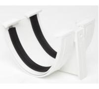 Polypipe Polyflow Deep Capacity [White] Gutter Union RD502 for 117mmx 75mm PVCu Half Round deepline guttering Systems