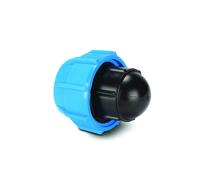 Polypipe PolyGuard End Cap 25mm Black/Blue PGF40925