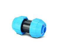 Polypipe PolyGuard Plastic Coupling 25mm Black/Blue PGF40025