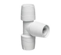 Polypipe Polymax Max222 22mm Pushfit Equal Tee White Single