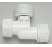 Polypipe PolyPlumb Bent Service Valve 15mm x 15mm White PB7915