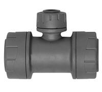 Polypipe Polyplumb End Reduced Tee 15mm x 15mm x 22mm PB1122