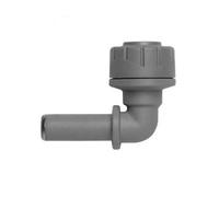 Polypipe Polyplumb Pb1010 10mm Spigot Elbow 90 Degree - Grey Single