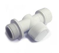 Polypipe Polyplumb Pb5915 Shut Off Valve Hot Cold 15mm X 15mm - Single