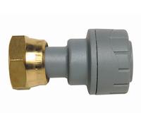 Polypipe Polyplumb Straight Tap Connector 15mm x 3/4'' PB71534