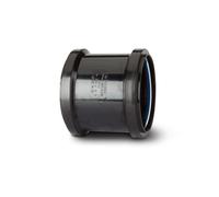 Polypipe PolySoil Double Socket Slip Coupler 110mm Black