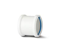 Polypipe PolySoil Double Socket Slip Coupler 110mm White