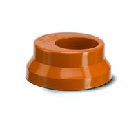 Polypipe Rainwater to Drain Connector - 68mm-110mm - Terracotta - UG254